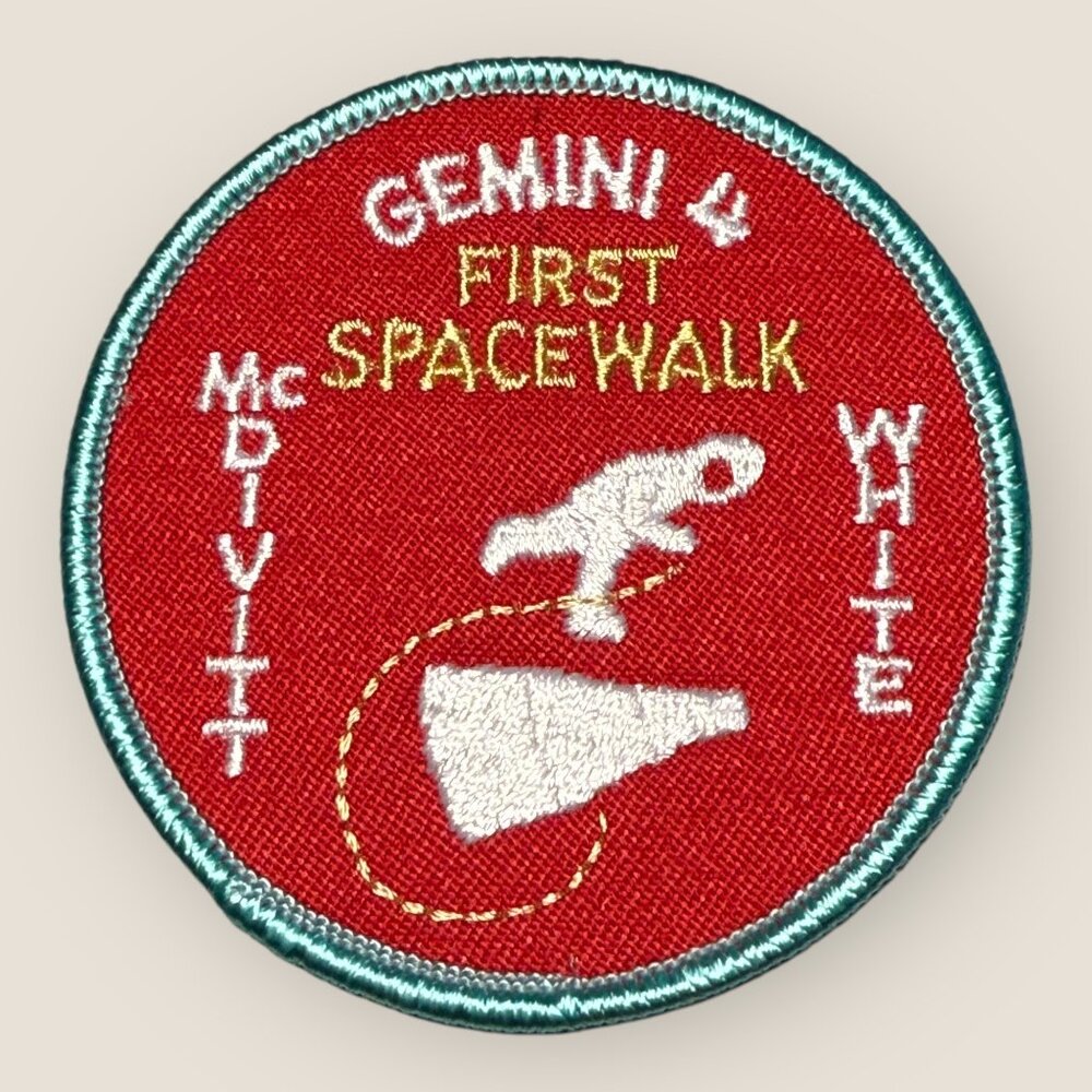 NASA Gemini 4 First Spacewalk Embroidered Patch Collectible McDivitt White